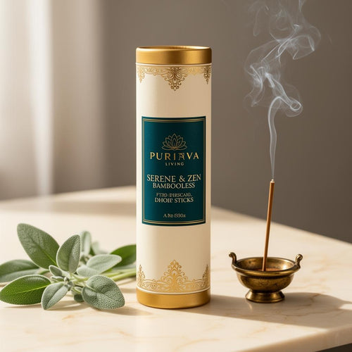 Puriva Living Serene & Zen Bambooless Dhoop Sticks